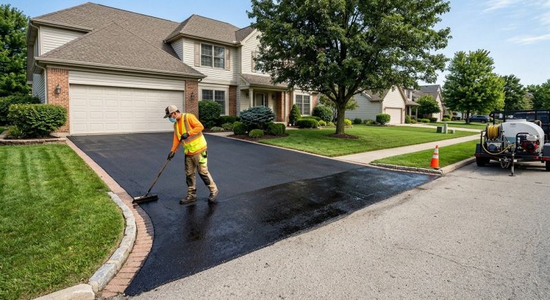Asphalt Driveway Sealing in Greenville, SC