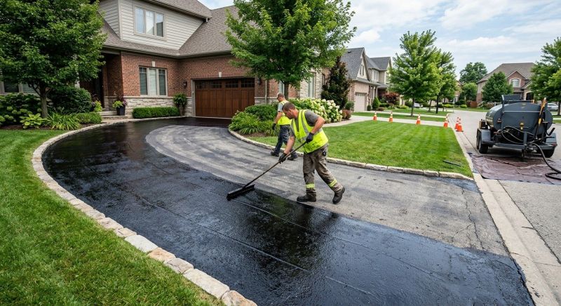 Blacktop Driveway Sealing in Fort Myers, FL