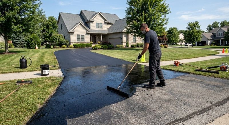 Residential Driveway Sealcoating in San Antonio, TX